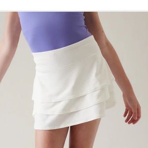 White athleta girl tennis skort. Size XL/14